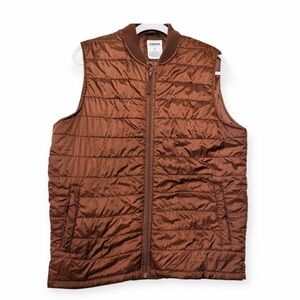 Sonoma Men's Brown Quilted Vest